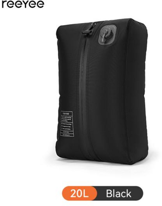 리이이 자동 진공 압축 보관팩 옷 여행용 다운 자켓 공간 절약 방수 및 밀폐형, [00] 1PCS, [00] M01-BLK