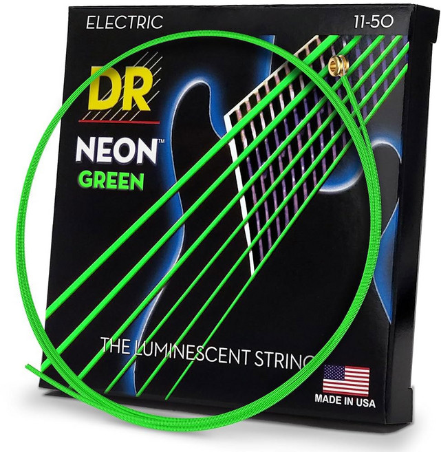 DR 스트링 HI DEF 네온 일렉트릭 기타 NGE 11, Guitar Strings, 1개