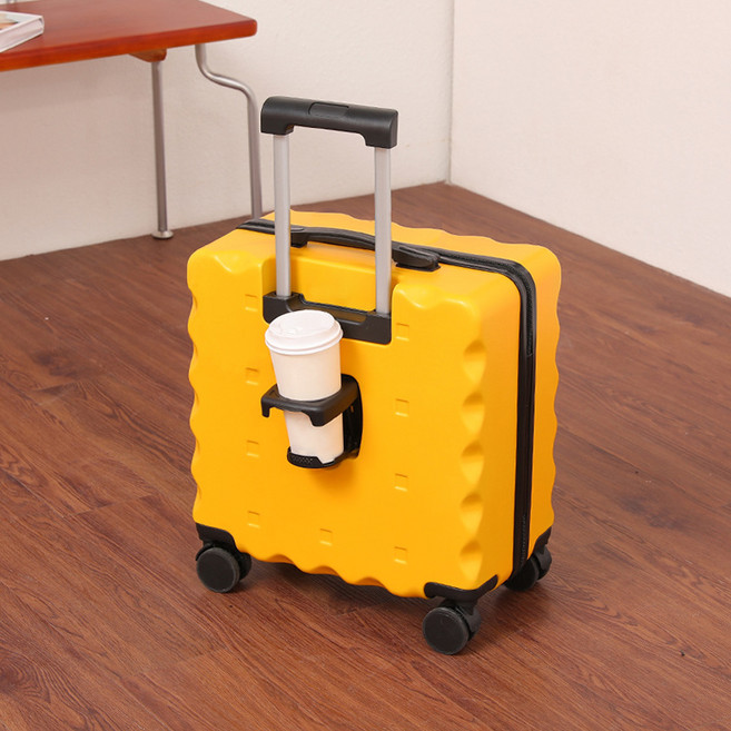 쿠키모양 하드캐리어 / 컵홀더 장착 / 18인치 기내용 / 파스텔톤 어린이 여행가방