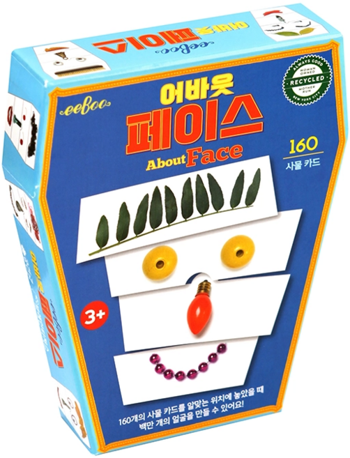 이부 어바웃 페이스 보드게임 사물로 얼굴표정 만드는 게임, 1개