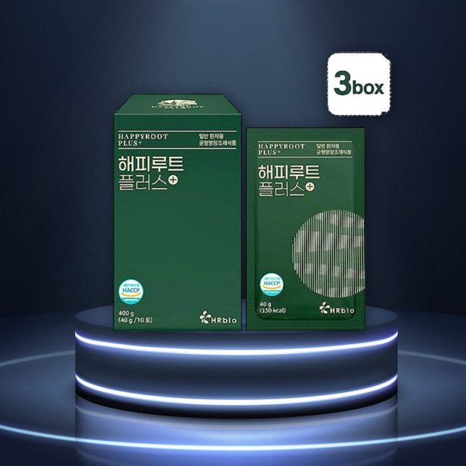 제이온 해피루트 플러스 균형영양제조식품 암환자용 + 사은품, 3박스, 40g