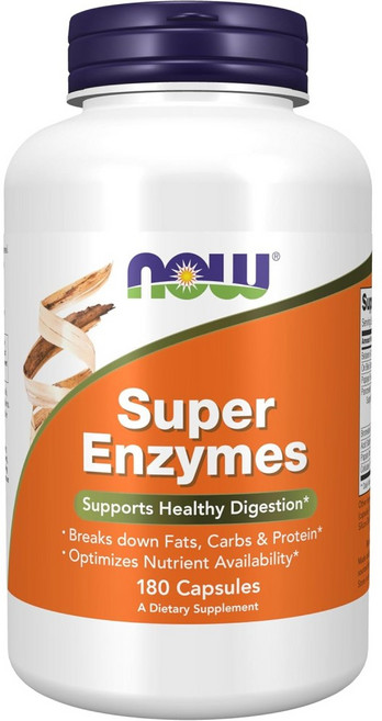 나우 슈퍼 엔자임 효소 캡슐 180정 NOW, 2kg, 1.5L, 1개