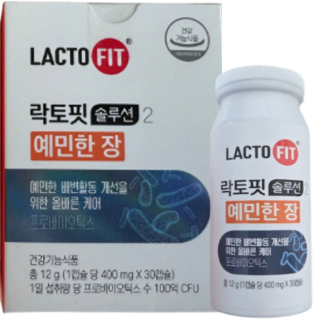 종근당 락토핏 솔루션2 예민형, 30정, 13.5g, 1개