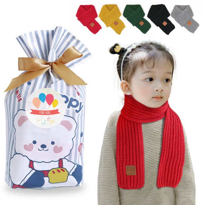 KC인증 어린이집 생일 답례품 목도리 어린이 선물 쁘디 머플러 어린이집 유치원 구디백 단체 행사