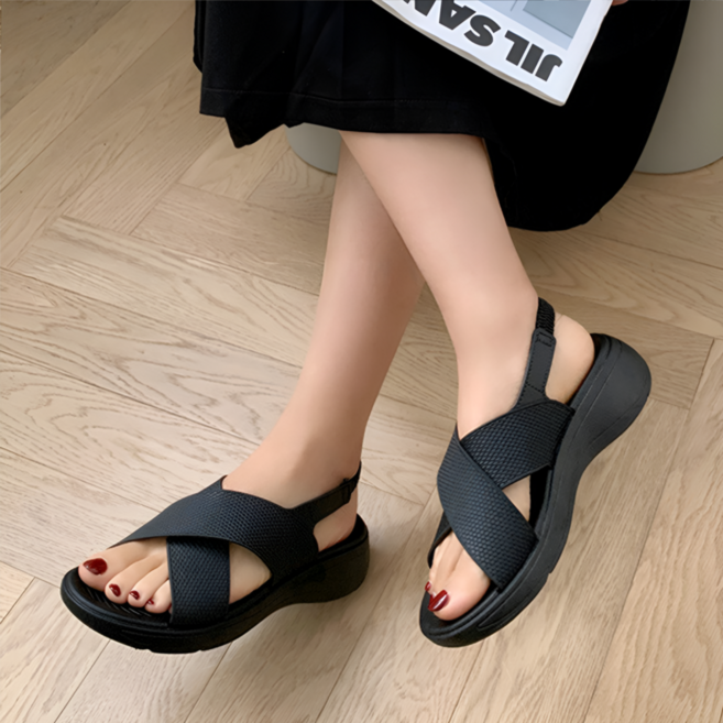 비바룸 여성 발편한 여행용 샌들