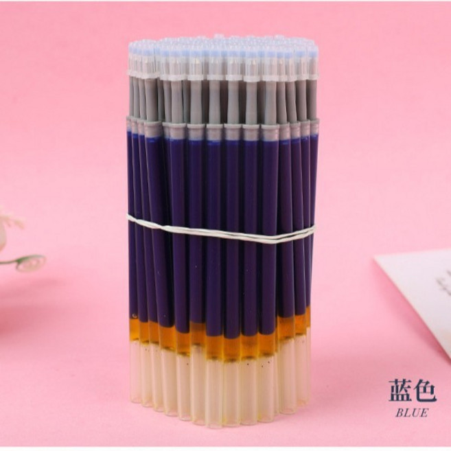 按壓式中性筆 子彈頭 大容量 0.5mm, 藍色筆芯, 1個