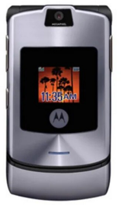 모토 RAZR V3i 잠금 해제 리퍼브 휴대폰 GSM 850 900 1800 1900 1 년 보증 좋은 품질, 없음, 4.그레이