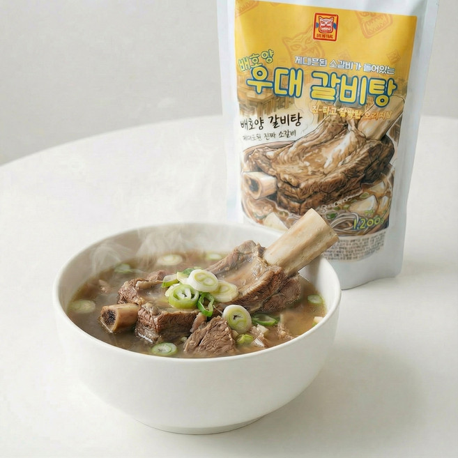 배호양 우대 갈비탕 오리지널, 3개, 1.3kg