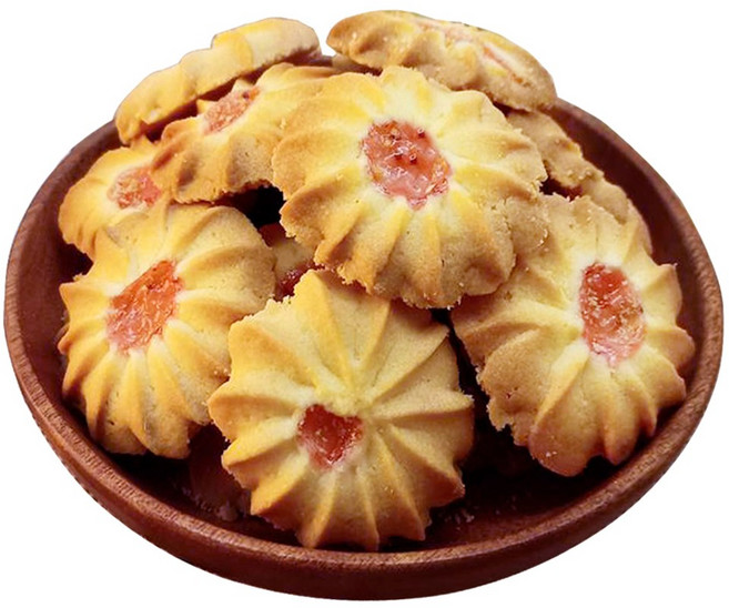 CookieTree 菊花酥 手工果醬奶酥餅乾 無防腐劑 無香料 減糖配方, 1個, 菊花酥70g, 70g