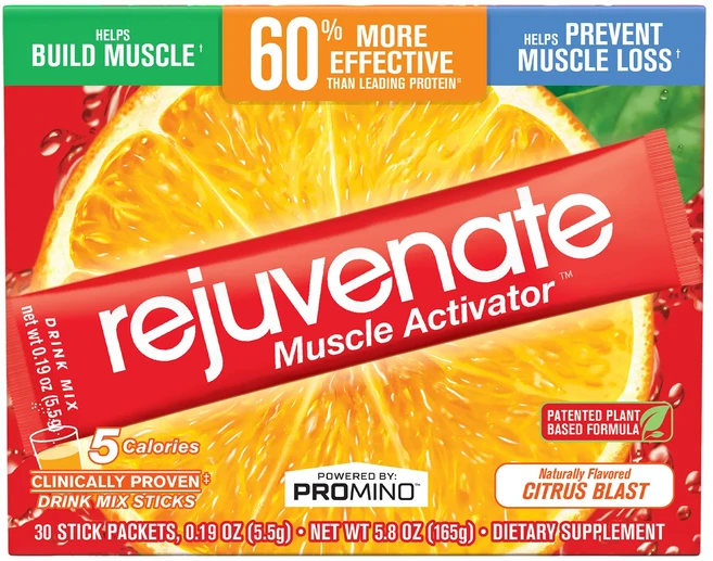 신상할인판매 Rejuvenate Rejuvenate Muscle Activator™ 드링크 믹스 시트러스 블라스트 30개입 스틱팩 30개 각 5.5g(0.19oz) 최저가격, RejuvenateRejuvenateMuscleActi - 쿠팡
