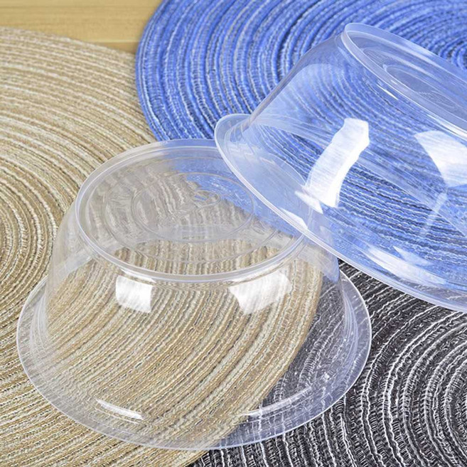 길고양이밥그릇 일회성 플라스틱 용기 개미 방지 야외, 1개, 380ml 100개