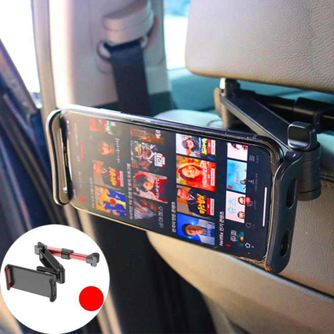 탑오토 차량용 헤드레스트 거치대, 1개, 레드