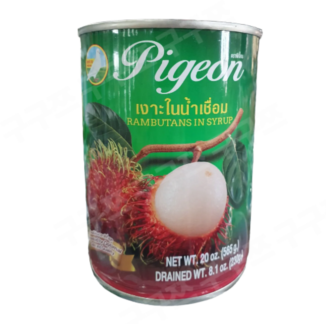 Pigeon 태국람부탄인시럽 람부탄통조림, 565g, 1개