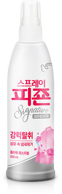 피죤스프레이형 섬유탈취제 강력탈취 시그니처 본품 플라워 페스티벌