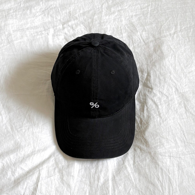 소일레 남녀공용 커플 퍼센트 자수 로고 볼캡 6color (55~61cm)