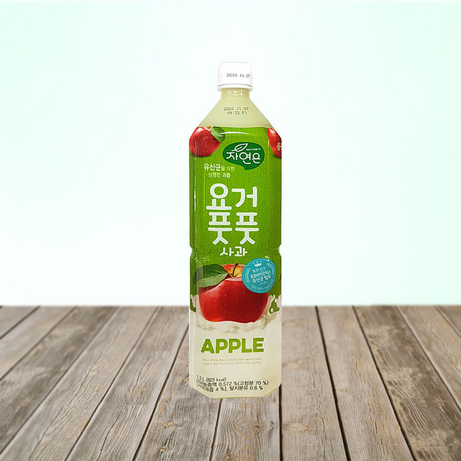 웅진 자연은 요거풋풋 사과 1.5LX24P, 1.5L, 24개
