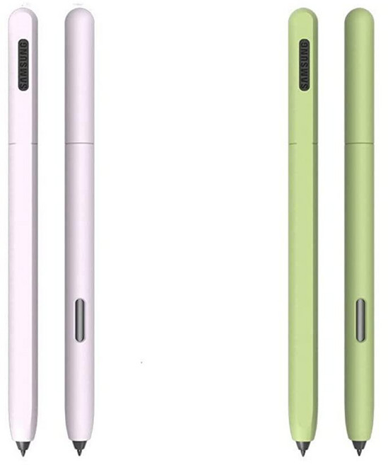 DAYJOY 삼성 갤럭시 탭 S7/S7+/S7 FE/S8/S8+/S8 Ultra/S9/S9+/S9 Ultra/S10/S10+/S10 Ultra S 펜과 호환되는 실리콘 슬리브, purple+green, Tab S7/S8/S9/S10 series, 퍼플+그린