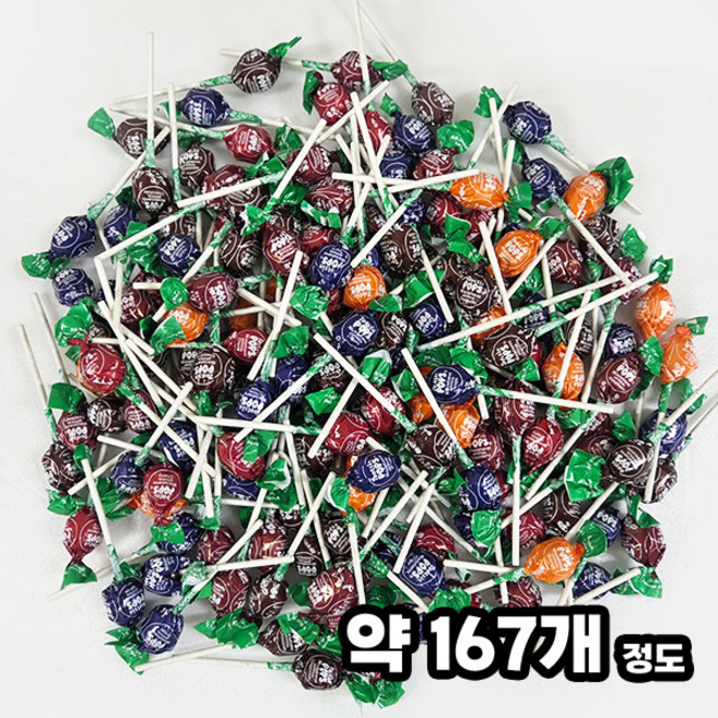 투시 팝스 미니스 등산 병원 학원 개별포장 막대사탕, 1개, 1kg