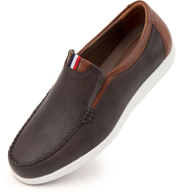 에스유니 미끄럼방지 스티치 남성 로퍼 슬립온 캐주얼 구두 사은품 증정