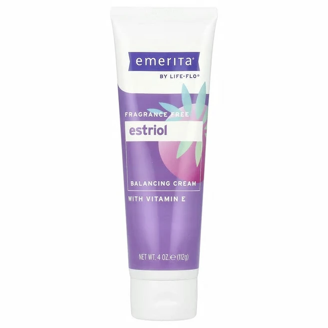 Emerita 에스트리올 밸런싱 크림 비타민E 함유 향료 무함유 112g(4oz) Emerita (에메리타), Emerita, 에스트리올 밸런싱 크림, 비타민E 함유, 112g, 1개 - 쿠팡