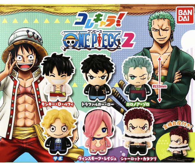 BANDAI 萬代 航海王 Q版造型公仔全套6款, 1個