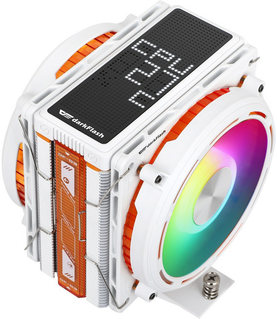 darkFlash EXPLORE E400 PLUS ARGB, 화이트, 1개