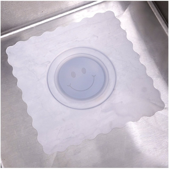 실리콘하수구덮개 배수구가림막 20cm 벌레악취 차단 강력한밀착력 물세척 재사용가능