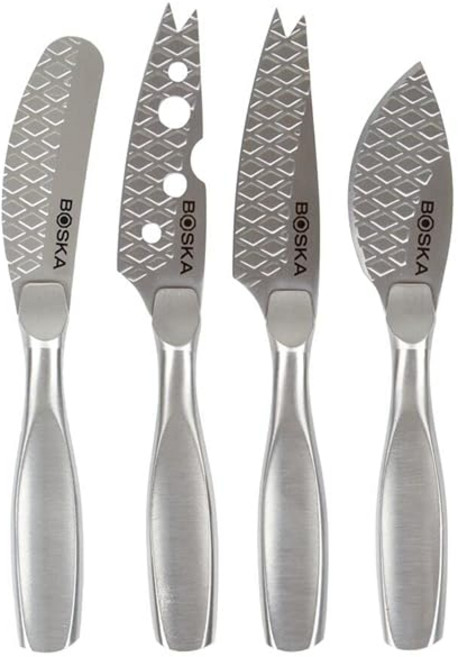 BOSKA(보스카) 스테인리스 치즈 나이프 16×2.7×0.7 cm 미니 치즈 나이프 4개 세트 Monaco+ 307096