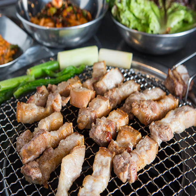 [대용량추천] 흑돼지 냉장삼겹살 오겹살 구이용, 3kg, 1개