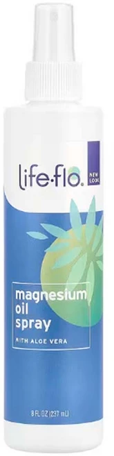 끈적이지 않은 라이프플로 마그네슘 오일 스프레이 알로에베라 함유, 1개, 237ml - 쿠팡