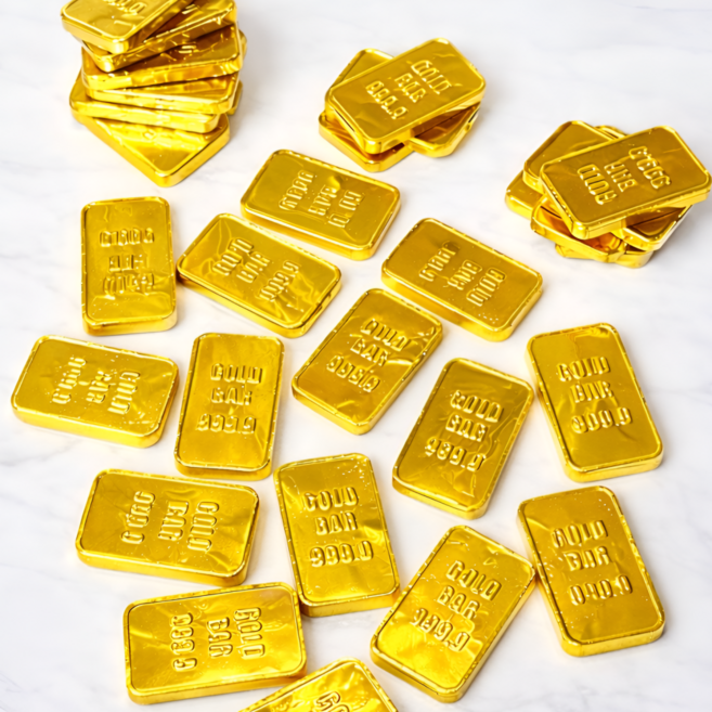 미니골드바 초콜릿 발렌타인데이 초콜렛, 1개, 10.8g