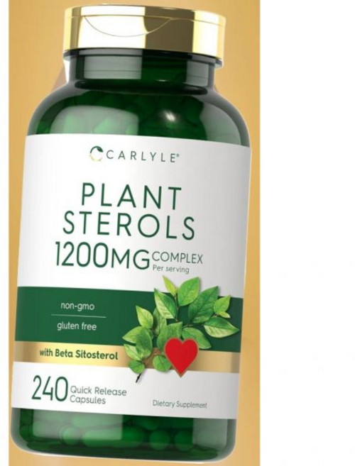 칼라일 식물 스테롤 1200 mg 240개의 강한 비유전자조작 베타 시토스테롤 포함, 칼라일 식물 스테롤 1200 mg 240개의 강한 비유