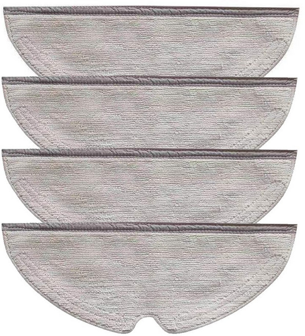 샤오미 로보락 E3 E4 E5 S5 S6 호환 소모품 악세서리 부품 교체, 물걸레포, 4개