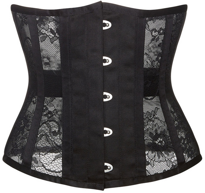 스틸 본 허리 신셔 메쉬 신셔 블랙 언더부스트 쉐이퍼 코르셋 결혼식