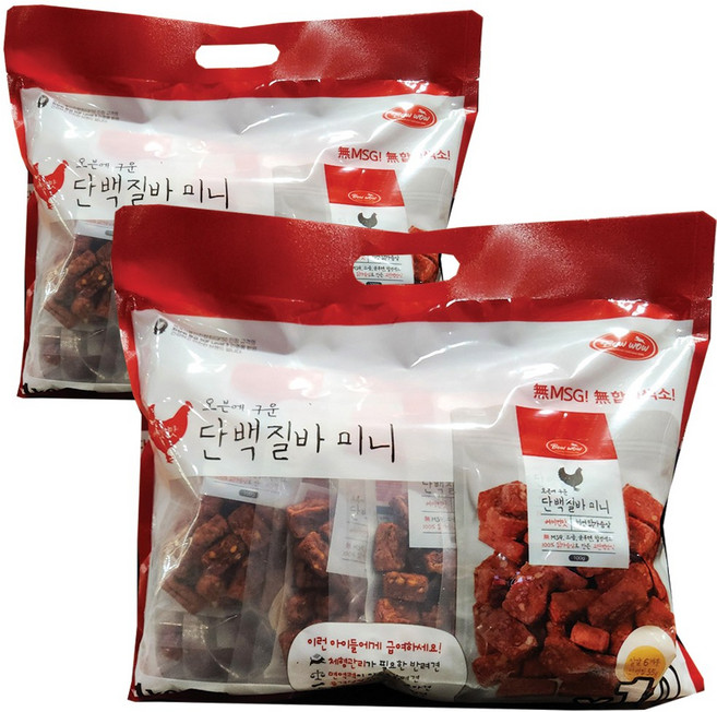 오븐에 구운 단백질바, 1kg, 2개