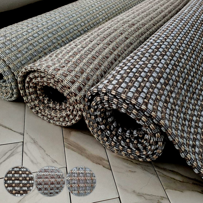 슈프림 사이잘룩 사계절 러그 먼지없는 단모 평직 워셔블 물세탁 방수 거실 식탁 카페트 비염 고급 바닥매트