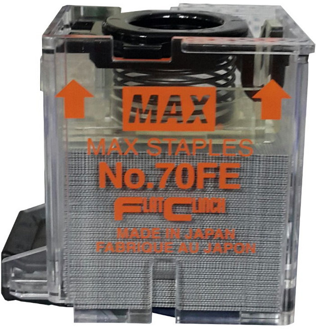 【碳粉補給站 日本 MAX】NO.70FE 電動釘書機專用釘書針/5000支 (MAX EH-70F專用), 1針號, 1個