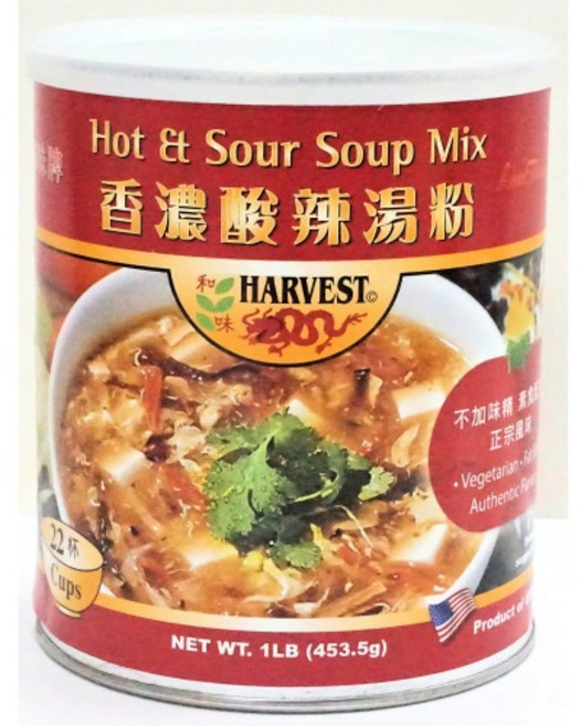하베스트 계란 두부탕용 핫 앤 사워 수프 Harvest 2000 Hot and Sour Soup 16oz/453g, 1개, 453g