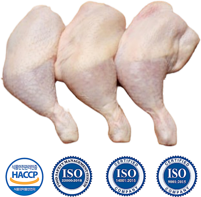 [도담들] 냉장 인제 청정 1등급 닭다리 장각 ISO HACCP, 1개, 1kg