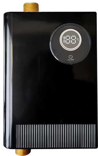 即熱式電熱水器 廚房小廚寶 3800W瞬熱 IPX4防水 小巧省空間, 黑色 110v 3秒出熱水 巴掌大, 黑色 110v 3秒出熱水 巴掌大