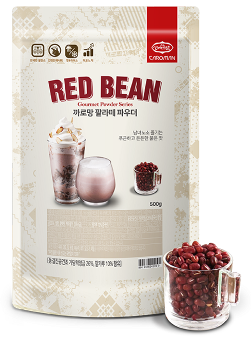 까로망 레드빈 파우더, 500g, 1개입, 1개