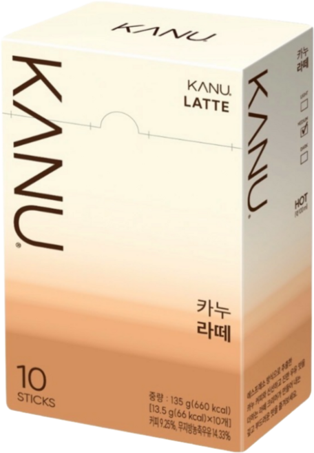 카누라떼 10T, 13.5g, 10개입, 10개