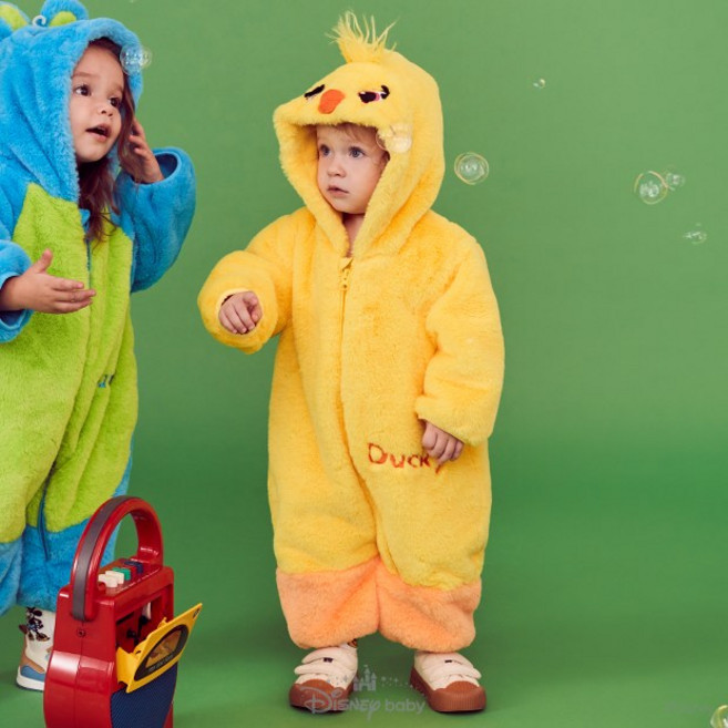 아가방 우주복 아룰렛몰 더키우주복 R7 아기패딩 방한 외출복 선물 겉싸개