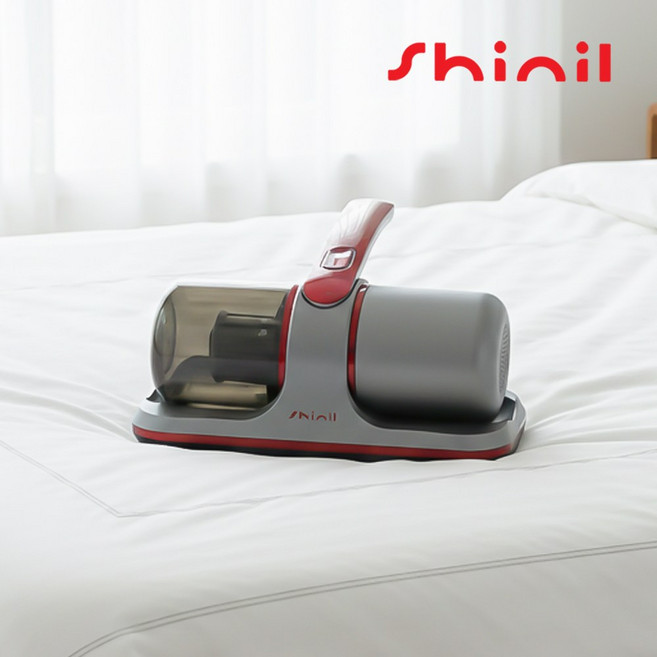 신일 UV살균 침구청소기 진드기 제거 침대 쇼파 패브릭 두드림모드, 그레이, SVC_R100KPDW
