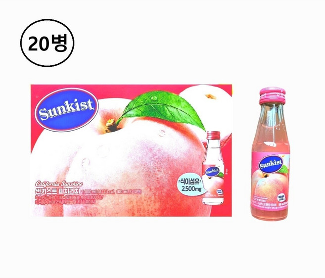 썬키스트 피치리치 100ml 20병
