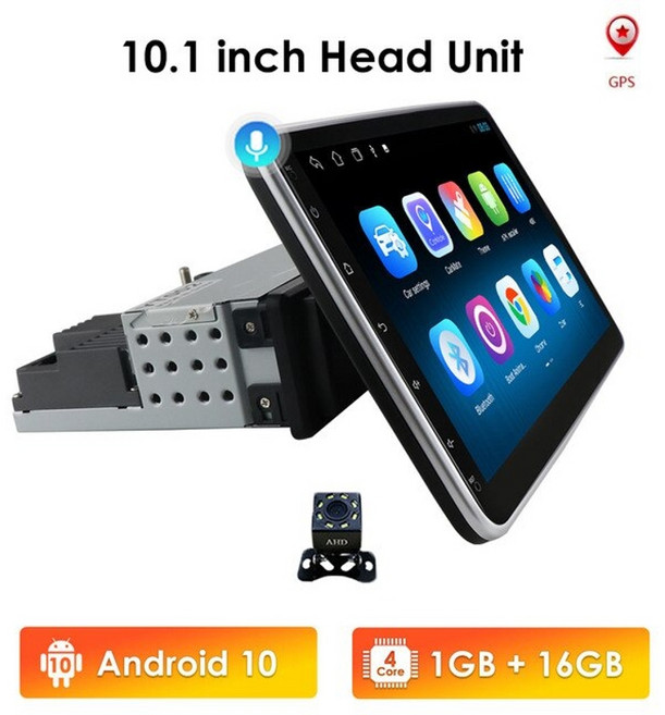 안드로이드올인원 안드로이드오토 10.1 android 10 1 din autoradio, 1g 16g ai ahd1