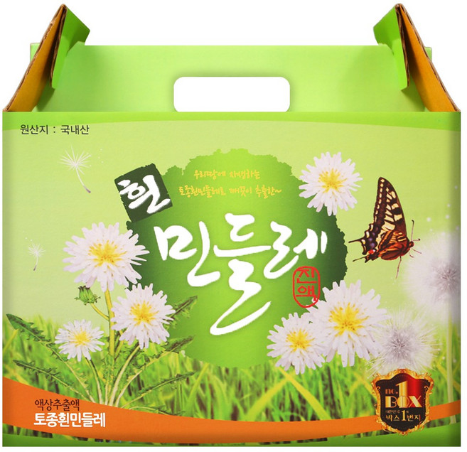 건강중심 흰민들레즙 엑기스, 60개, 100ml