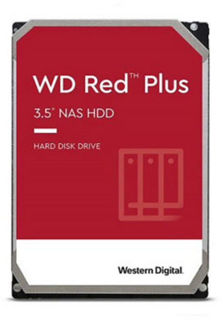 WD HDD RED PLUS NAS SATA 3.5인치 하드디스크, WD100EFGX_10TB