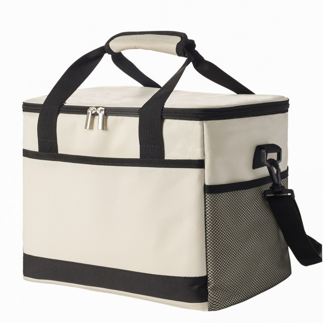 IKNOE 캠핑 피크닉 보온 보냉 백 대용량 30L, 1개, 베이지