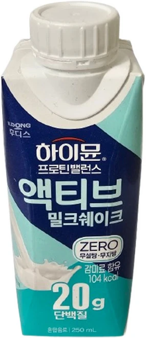 하이뮨 프로틴 밸런스 액티브 밀크쉐이크 ZERO, 250ml, 10개 - 쿠팡